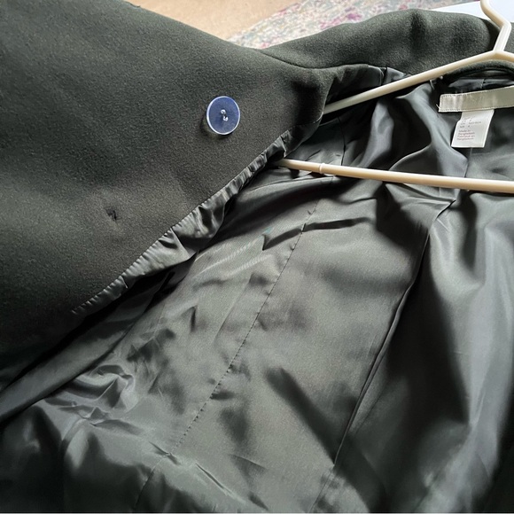 H&M Olive Green Pea Coat - Picture 5 of 12